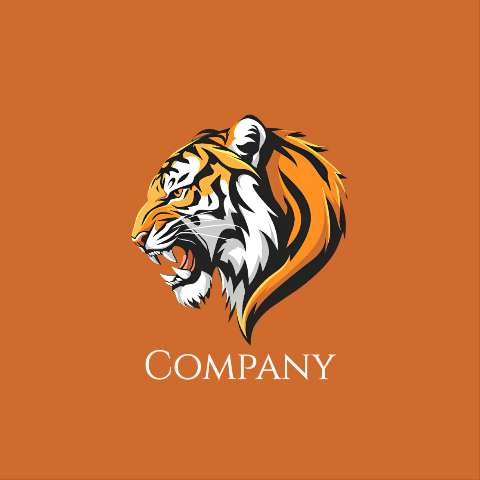 Preview for Tiger-company-logo-design-logo-animal-template-96726
