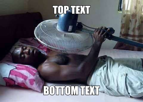 Preview for Man-sleeping-under-fan-meme-summermeme-template-30e7d