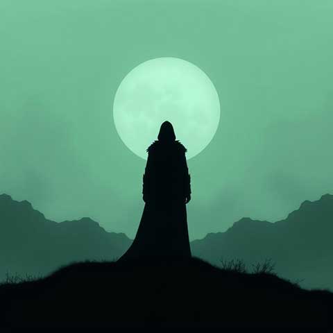 Preview for Mysterious-figure-under-moonlight-aiartstyle-template-59a04