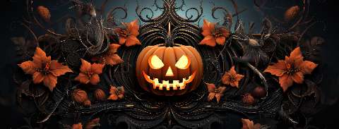Preview for Halloween-jack-o-lantern-decoration-halloween-social-template-5f951
