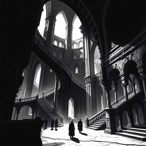 Preview for Gothic-interior-illustration-aiunique-template-ea577