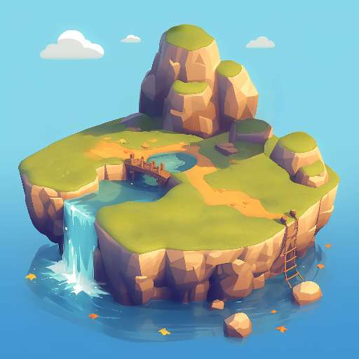 Preview for Isometric-island-oasis-zen-tiny-template-acd29