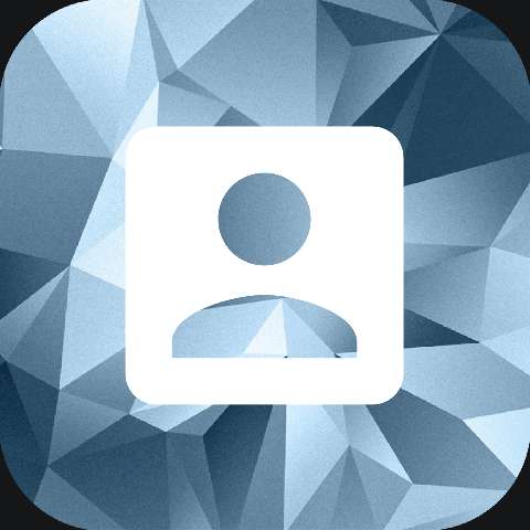 Preview for User-profile-icon-blue-geometric-diamond-icon-template-1bca6