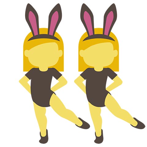 Preview for Bunny-girls-illustration-emoji-human-template-23580
