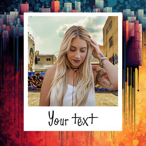 Preview for Urban-graffiti-portrait-template-instagram-post-931c6