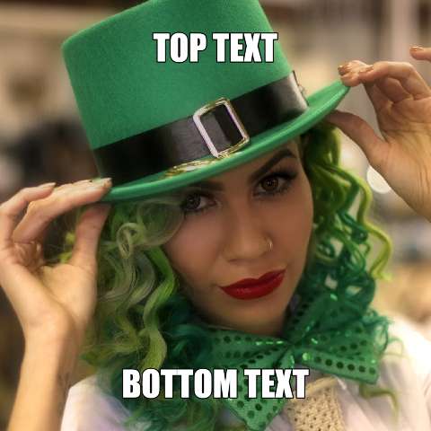 Preview for Green-hat-meme-template-stpatmeme-c4b21