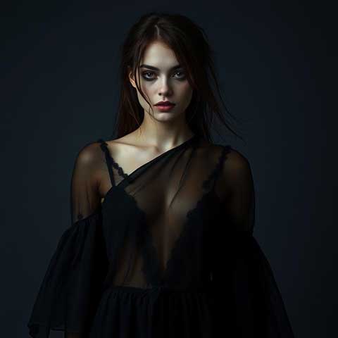 Preview for Dark-elegance-portrait-aiphotography-template-e8a71