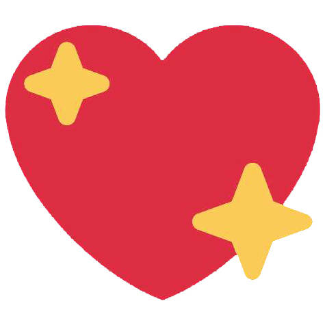 Preview for Red-heart-yellow-stars-love-emoji-template-68328