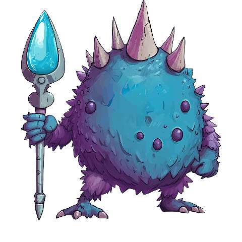 Preview for Fantasy-creature-magical-staff-character-monster-template-4a79b