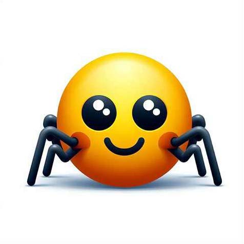 Preview for Blushing-emoji-spider-legs-aiemojianimals-template-8c87a