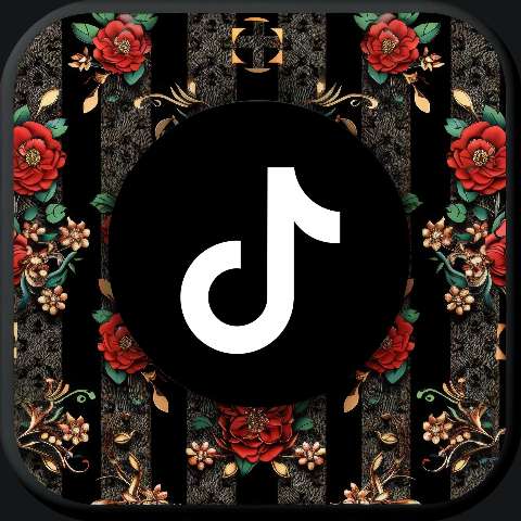 Preview for Tiktok-floral-logo-design-gucci-app-template-13b9a