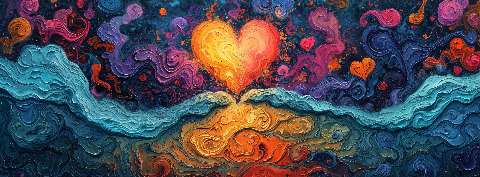 Preview for Vibrant-heart-art-valentines-facebook-template-da792