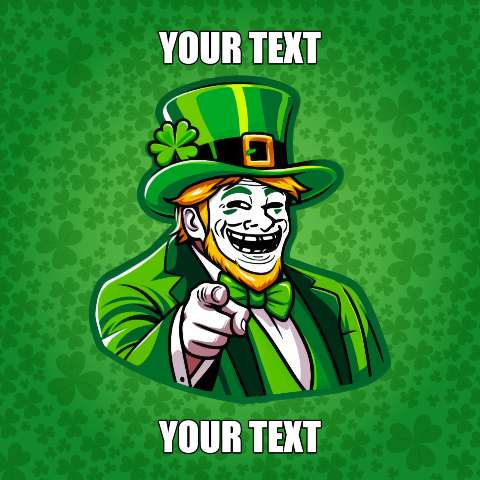 Preview for St-patricks-day-leprechaun-template-stpatmeme-823e6
