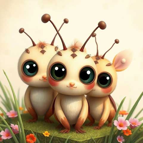 Preview for Cartoon-creatures-field-aicartoon-template-be528