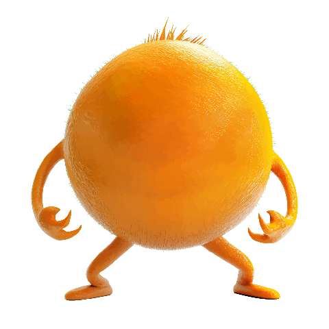 Preview for Orange-character-illustration-fruit-monster-template-950b9