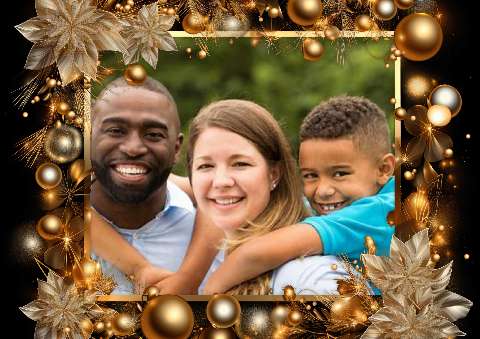 Preview for Happy-family-christmas-portrait-christmas-frame-template-46097