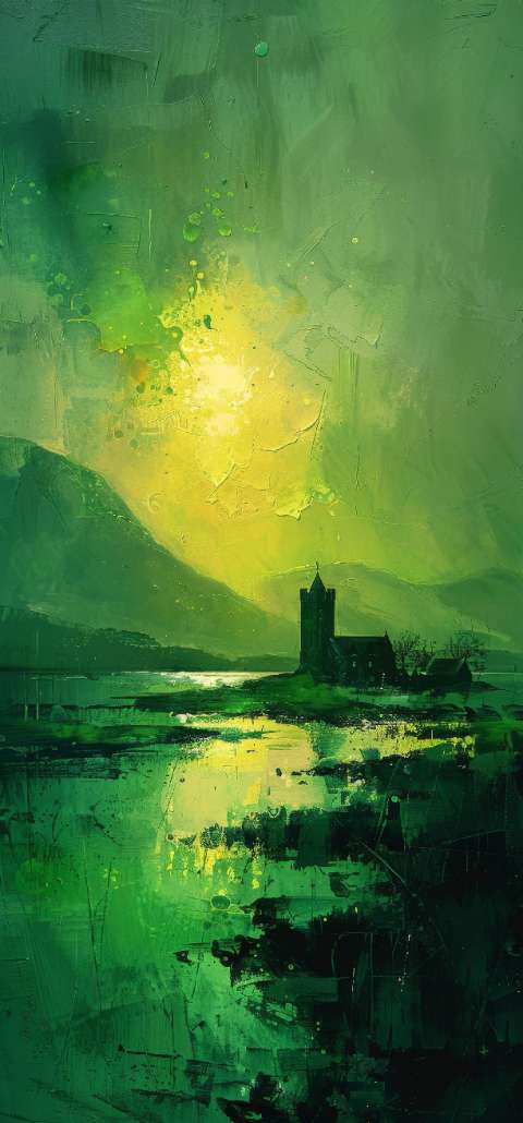 Preview for Mystical-landscape-painting-st-patricks-template-eb87d