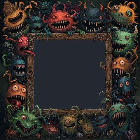 Preview for Monster-frame-template-f2359