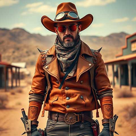 Preview for Steampunk-cowboy-desert-aiphotography-template-168e9