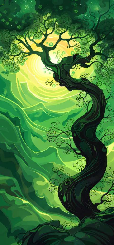 Preview for Whimsical-tree-illustration-st-patricks-template-b7531