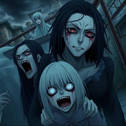 Preview for Anime-vampire-girls-illustration-aicartoon-template-c7d10