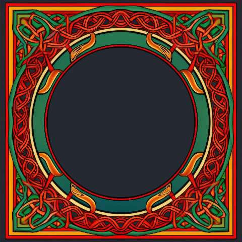 Preview for Celtic-knotwork-frame-design-colorful-frame-template-7c44f