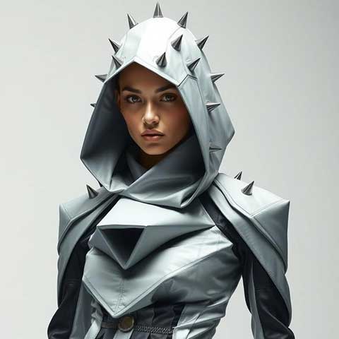 Preview for Futuristic-fashion-jacket-design-aiphotography-template-f7645