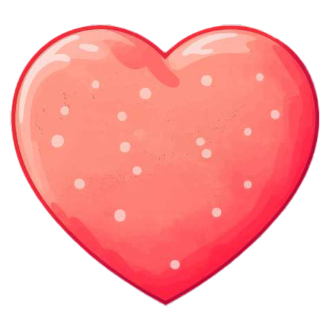Preview for Polka-dot-heart-icon-heart-emoji-template-5f3e2