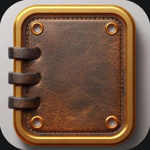 Preview for Luxury-leather-journal-icon-journal-app-template-429cf