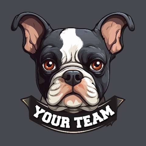 Preview for Boston-terrier-team-mascot-logo-mascot-template-a372d
