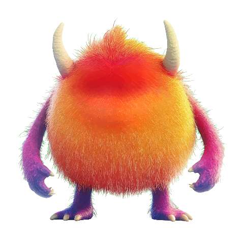 Preview for Colorful-horned-monster-colorful-monster-template-d7080