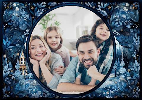 Preview for Family-portrait-frame-design-christmas-frame-template-faecc