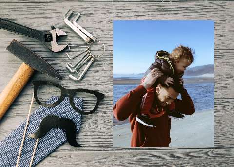 Preview for Father-child-beach-moment-fathersday-template-0dd49