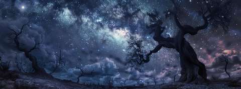 Preview for Cosmic Night Sky Design Template