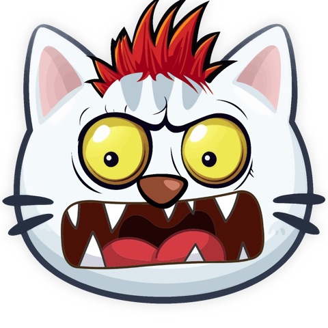 Preview for Angry Cartoon Cat Design Template