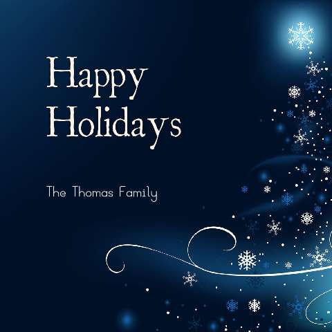Preview for Happy-holidays-thomas-family-christmas-post-template-51ab9