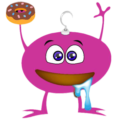 Preview for Cartoon-character-donut-drool-emoji-creatures-template-924d0