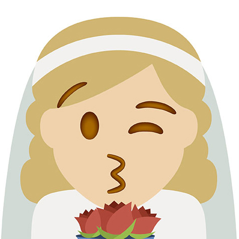 Preview for Cartoon-bride-illustration-emoji-classic-template-d60a3