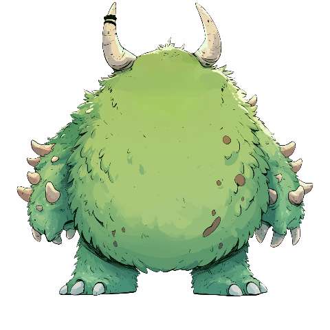 Preview for Green-monster-illustration-large-monster-template-d9e15