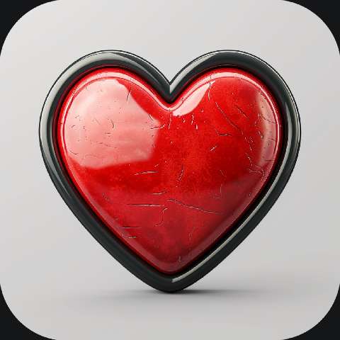 Preview for Red-heart-icon-love-app-template-df8df