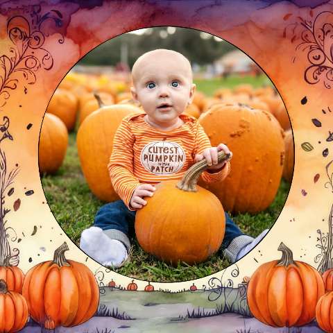 Preview for Baby-pumpkin-patch-halloween-post-template-d5199