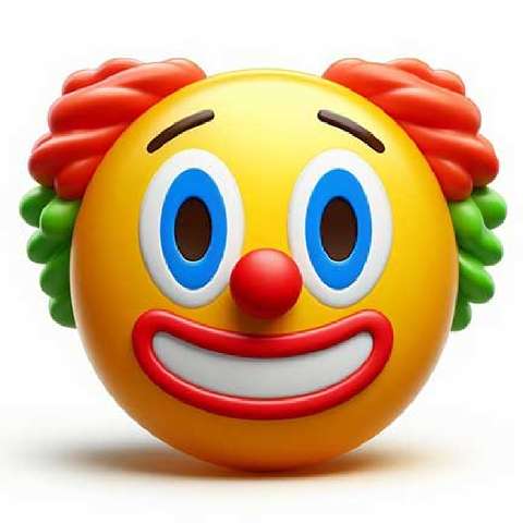 Preview for Clown-emoji-3d-render-aiemojiclassic-template-82e07