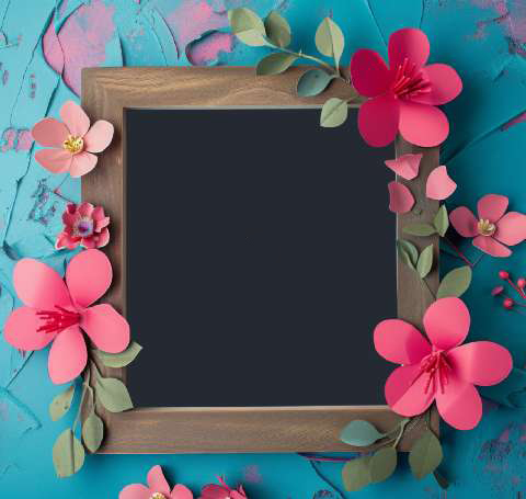 Preview for Floral-chalkboard-frame-mothers-day-template-c7798