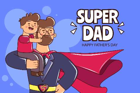 Preview for Super-dad-fathers-day-fathersday-template-127c7