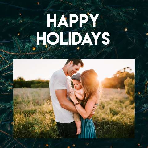 Preview for Happy-holidays-greeting-christmas-post-template-ea494