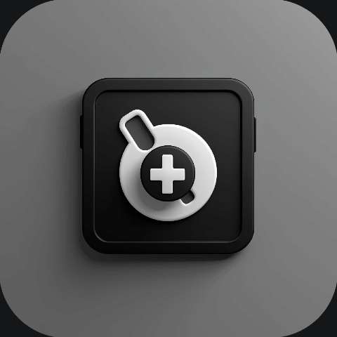 Preview for Dark Alloy Add Button Icon Template