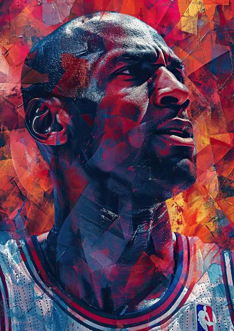 Preview for Nba-basketball-player-portrait-celebrities-template-46599