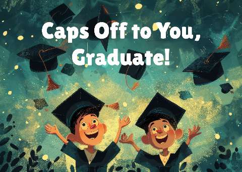 Preview for Caps-off-to-you-graduate-graduation-template-373e3