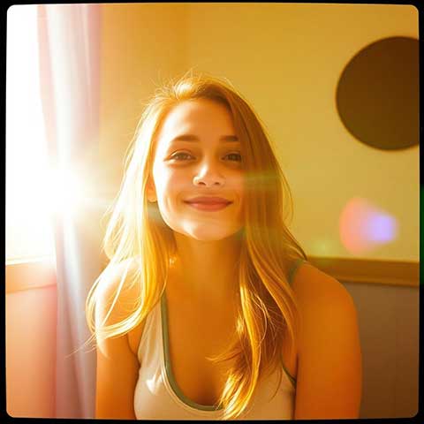 Preview for Young-woman-enjoying-sunlight-aiphotography-template-9cbe0