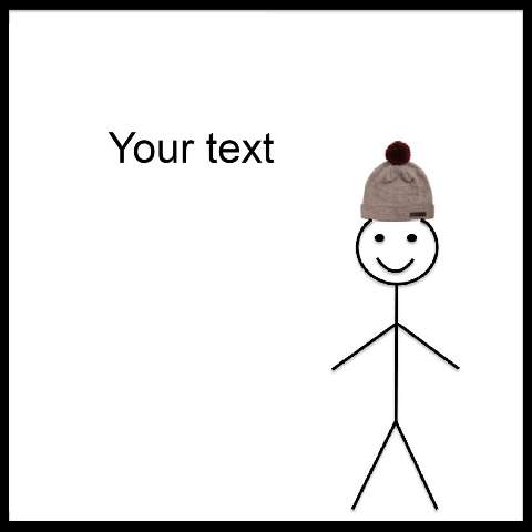 Preview for Smiling-stick-figure-beanie-meme-cartoon-template-0b2a4